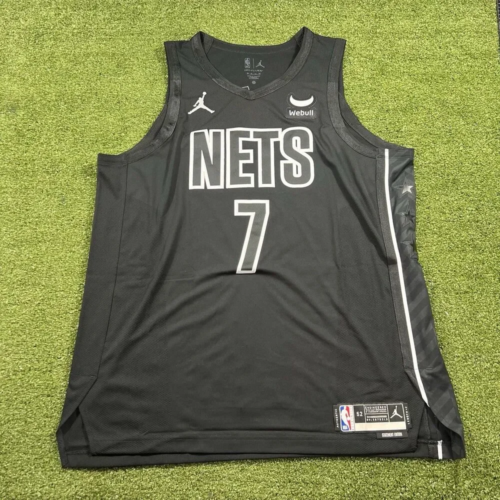 Jordan Brooklyn Nets Kevin Durant Authentic Statement Edition XL NWOt